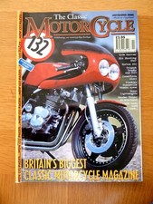 Classic Motorcycle Magazine Nov 2000 BSA, Norton, Bonneville, Triumph Trophy