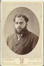 Antique cabinet card India Anglo Indian Victorian Photograph 19Th Century￼