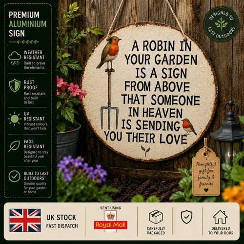 Robin memorial garden 20cm - garden,