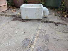 Small Antique Belfast Sink Garden Planter 42 x 18 x 20