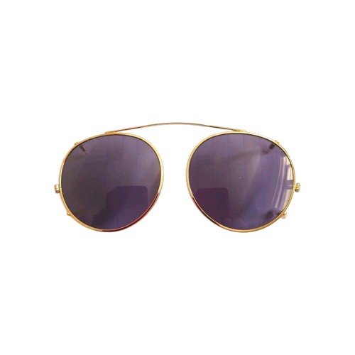 Moscot clipzen clip ons gold - clip,