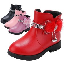 Winter Kids Girls Boots Casual