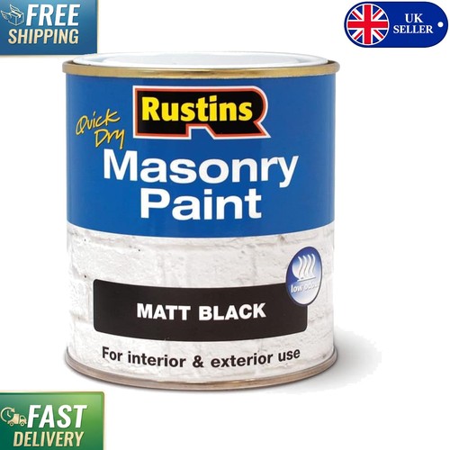 Masonry paint matte - matte, black