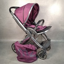 Used BabyStyle Oyster 2 Purple Pushchair / Stroller with Seat Liner & Carry Bag