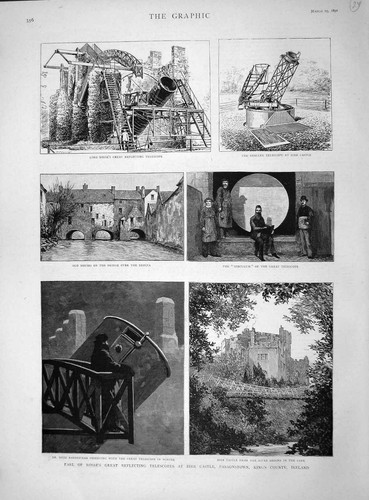 Original old antique print - antique,