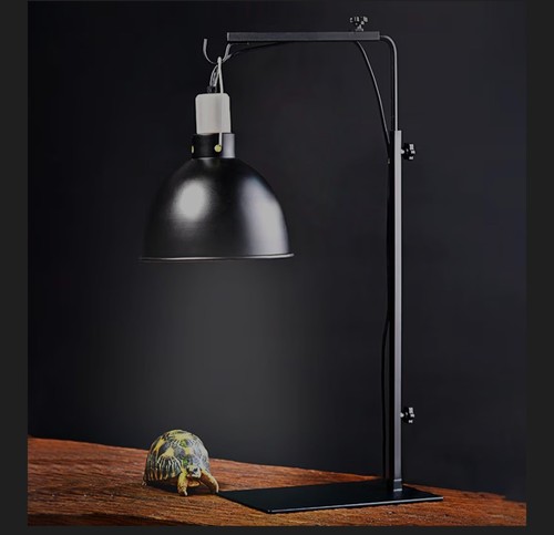 Reptile lamp stand