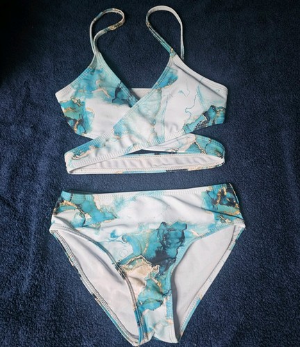 Girls turquoise white - girls,