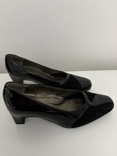 Van dal black - black, leather/suede