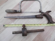 Eclipse no 7 coping saw, mortice marker and tenon / small  / pruning hand saw