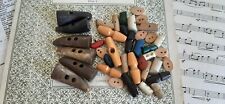 Mixed Vintage Wooden Toggles x 39 Wooden Toggle Buttons