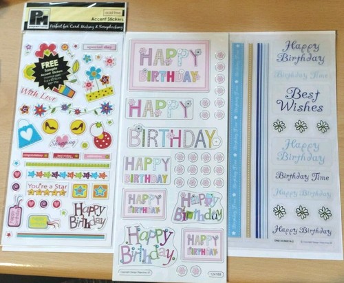 Papermania clear stickers - -,