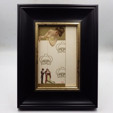 RAPHAEL KIRCHNER Original Circa 1902 Art Nouveau Marionette FRAMED POSTCARD (c)