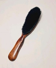 Vintage Brown Wooden Double-Sided Clothes/Shoe Brush  ~ 12.3" - Made In England