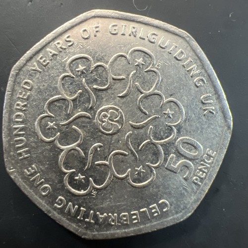 50p coin 2010 - , celebrating