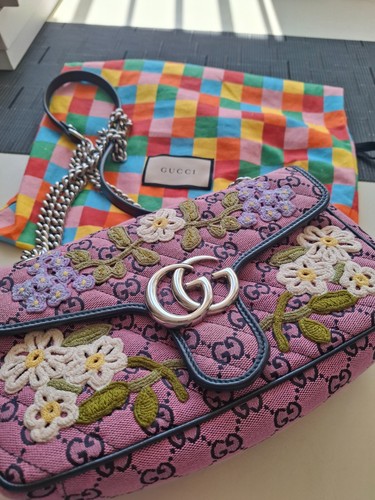 Gucci monogram embroidered - monogram,