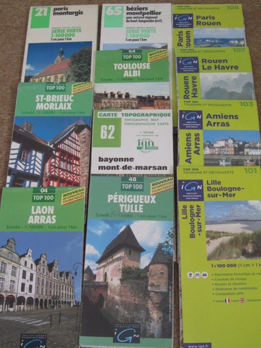 France ign road maps - france:,