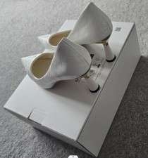 Women's White Heeled Shoes