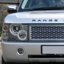 Front Grille Supercharged Style for Range Rover L322 Vogue 2002-05 Grey HSE
