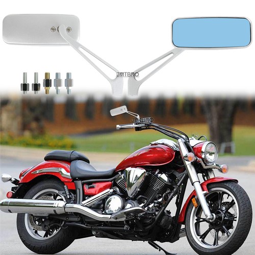 Chrome motorcycle rear mirrors - motorcycle,