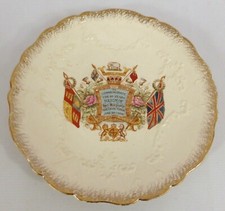 Antique Queen Victoria 60 Years Coronation Plate William Lowe Rd No 290284 24cms