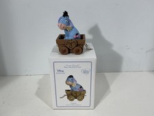 Disney Showcase Precious Moments 122409 Eeyore In Wagon Figurine Winnie The Pooh