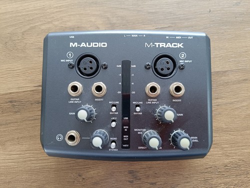 Audio track channel usb - m-audio, m-track