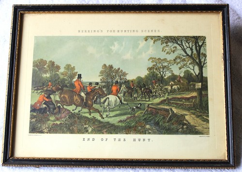 Herrings fox hunting scenes - herrings,