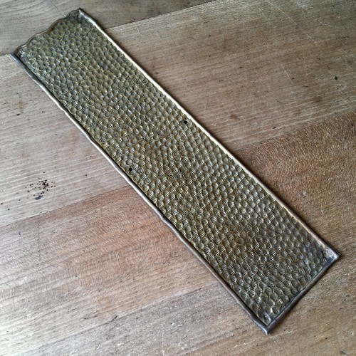 Brass antique finger plate - brass,
