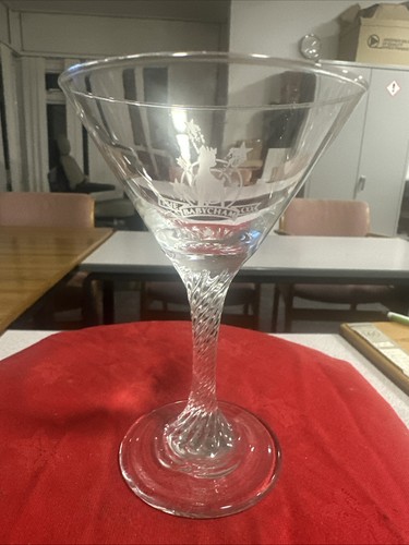 Babycham glass with a - a,