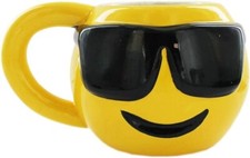 Emoji Cool Sunglasses Face Mug