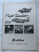 1954 Aircraft Advert REDIFON