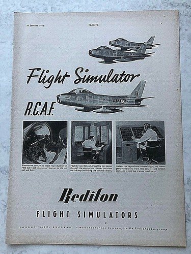 1954 aircraft advert redifon - aircraft,
