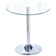 70cm Small Round Glass Dining