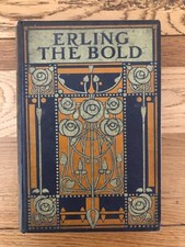 Erling the Bold by R M Ballantyne Decorative Binding Blackie & Son Talwin Morris