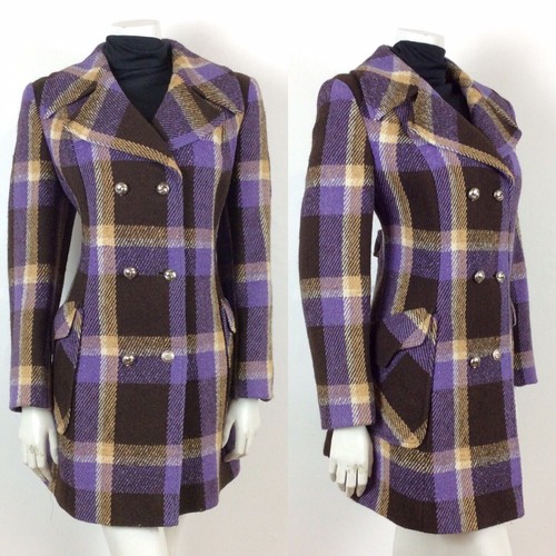 Vtg 60s 70s double - 70s, double-breasted