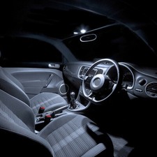 Fits For Golf MK6 & GTI 2008-2012 White Interior LED Map Light 2 Ps Bulbs Canbus