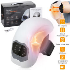 [Electric Knee Massager Infrared Heating Vibration Massage for Joint Pain Relief