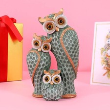 1pc resin owl family - 1pc,