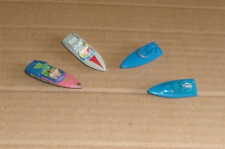 Micro Machines 1991 Galoob  Speed Boats With Seated Character Couple Damaged +2