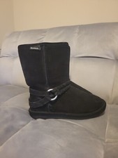 Bearpaw 682W Women's US Size 8 Abigail Boots -  Black Champagne refurbished 