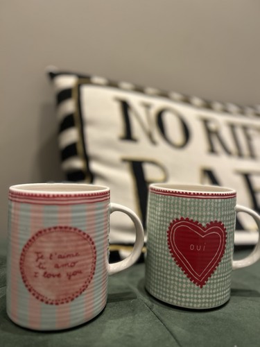 Large anthropologie mugs - 2,