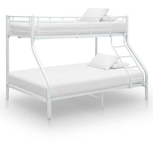 Bunk bed metal white - bed,