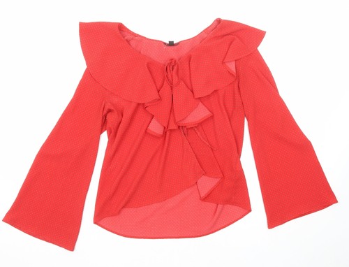 Womens size topshop red - uk,