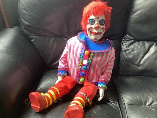 Clown ventriloquist dummy - clown,