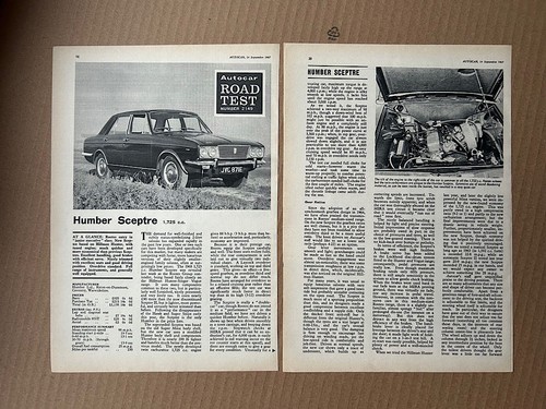 Humber sceptre autocar road - sceptre,
