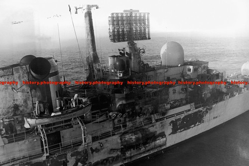 F008326 hms sheffield damages - hms,