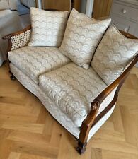 Bergere style two seat sofa