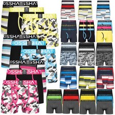 3 Pack Mens Crosshatch Warbler Underwear Designer Shorts Gift Set Boxers Trunks