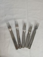 Vintage German Military Standard Issue Cutlery Knife Fork Tin Opener Set X2 