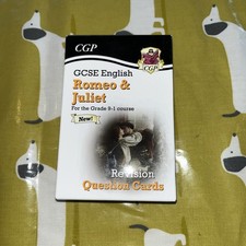 GCSE English  Romeo and Juliet Revision Cards CGP Grade 9-1  Excellent Condition